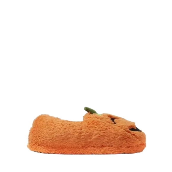 New DearfoamJack O Lantern  Face Plush Slippers Unisex W11-12 M9-10 Oran… - Picture 5 of 16